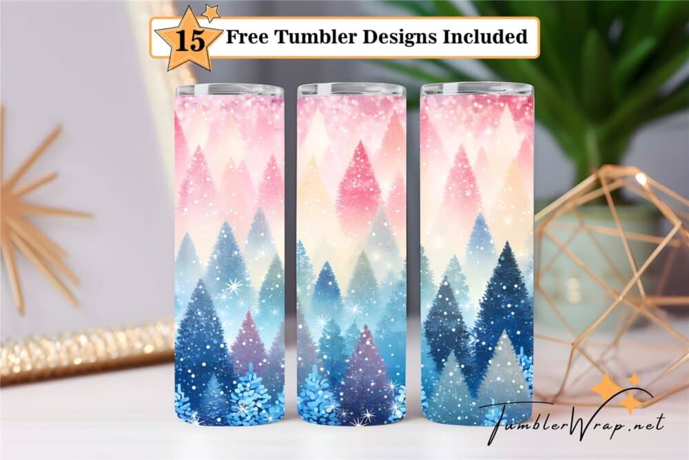 forest-trees-snow-tumbler-sublimation-20-oz-skinny