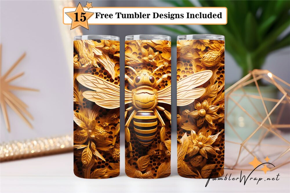 honeybee-3d-tumbler-png-20-oz-skinny