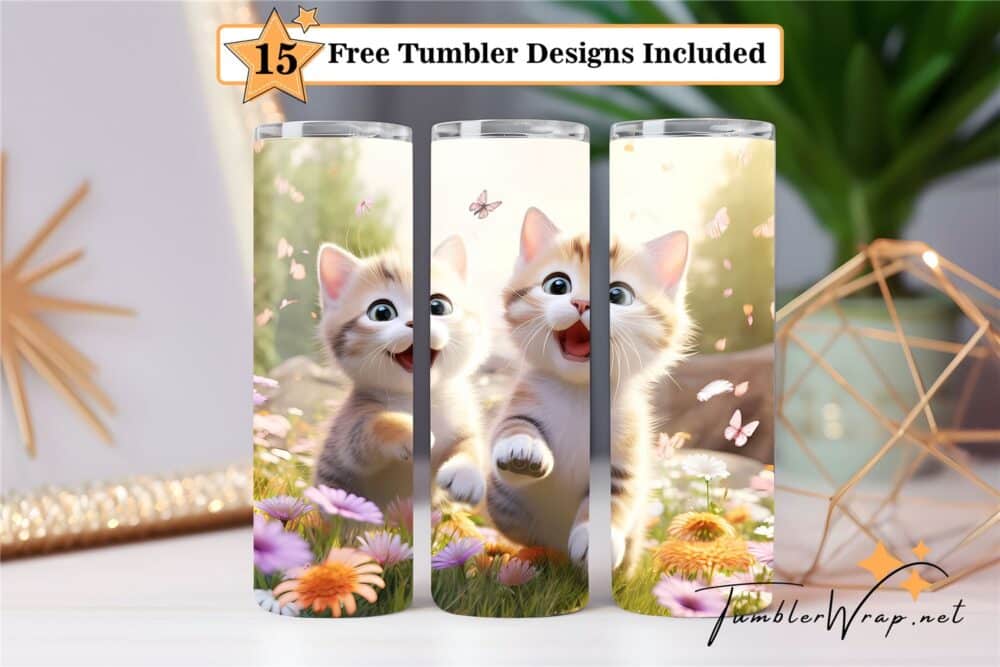cute-cat-with-flower-20-oz-tumbler-wrap-sublimation-design
