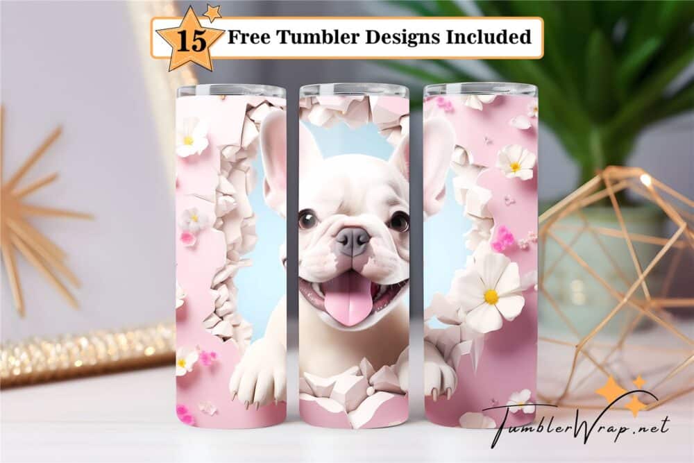 cute-french-bulldog-tumbler-wrap-sublimation-design
