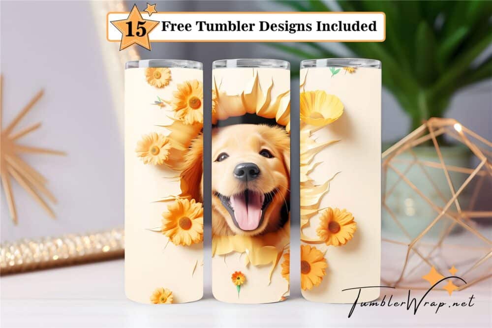 puppy-tumbler-wrap-sublimation-design