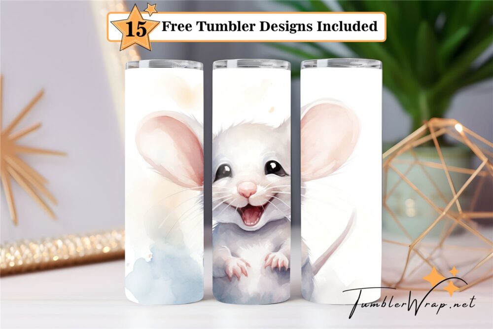 funny-mouse-tumbler-wrap-sublimation-design