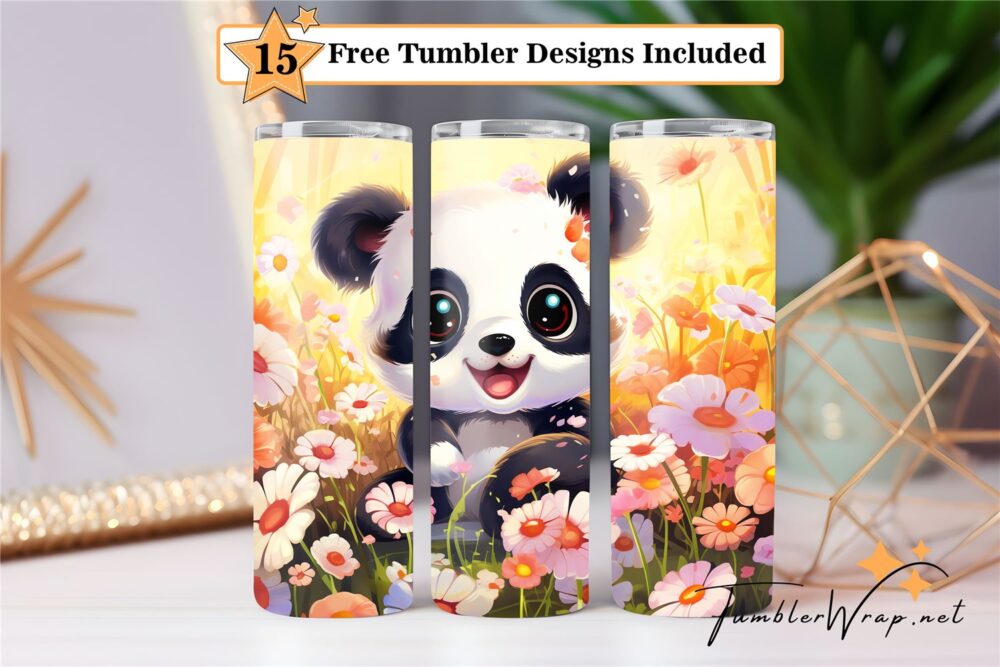cute-panda-tumbler-wrap-sublimation-design