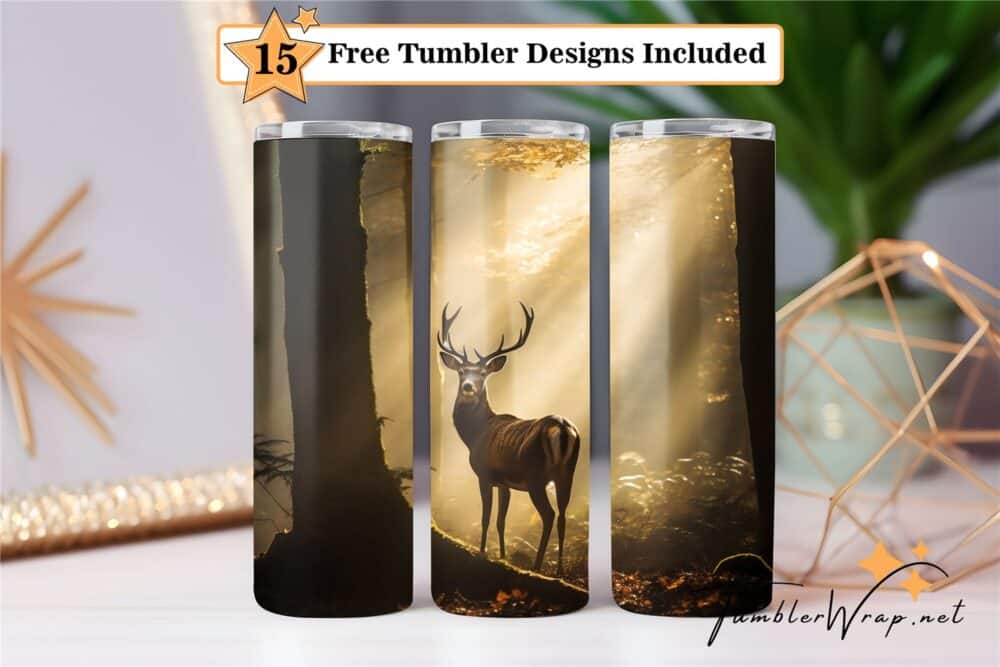 deer-elk-tumbler-wrap-sublimation-design