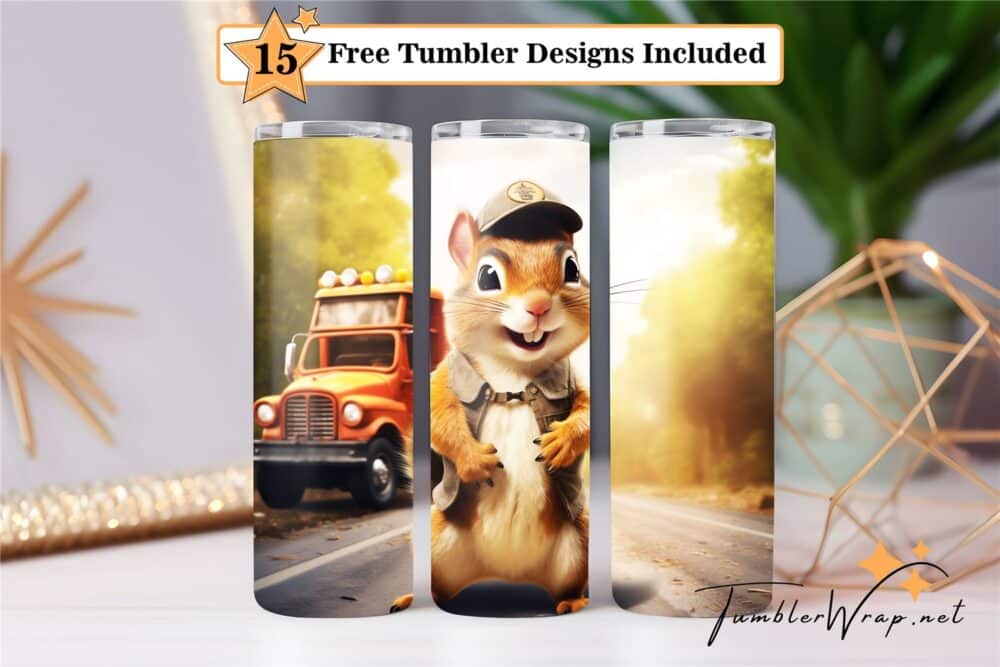 chipmunk-tumbler-wrap-sublimation-design