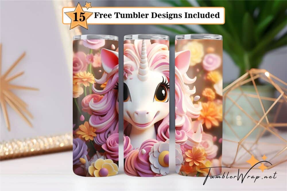 unicorn-tumbler-wrap-sublimation-design