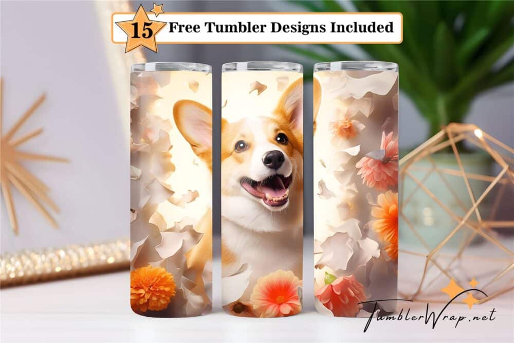 cogi-dog-tumbler-wrap-sublimation-design