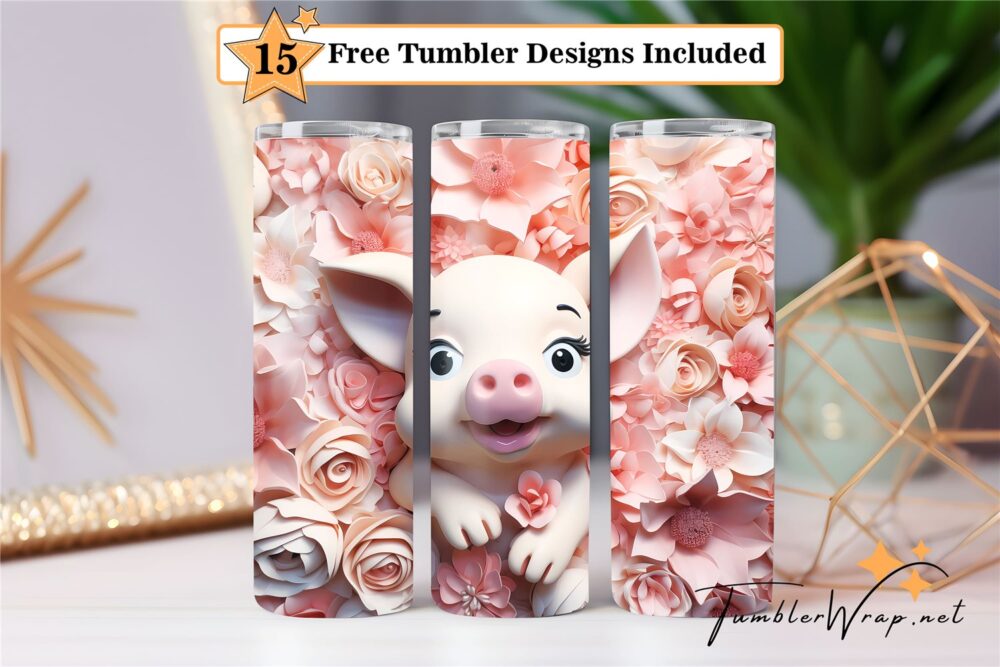 cute-pig-tumbler-wrap-sublimation-design