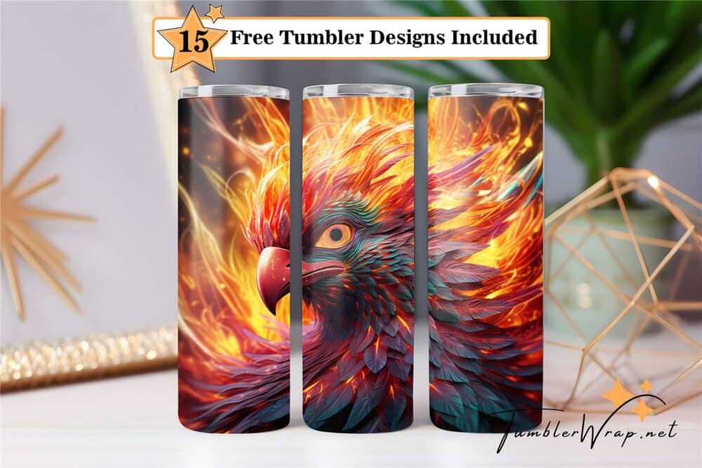 phoenix-fire-tumbler-wrap-sublimation-design