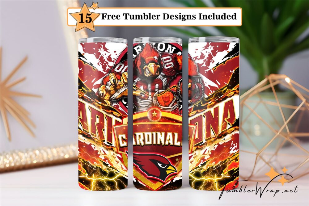 arizona-cardinals-football-mascot-20-oz-tumbler-sublimation-design