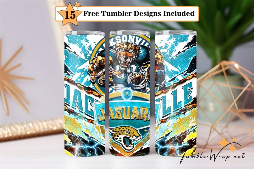 jacksonville-jaguars-football-mascot-20-oz-tumbler-sublimation-design