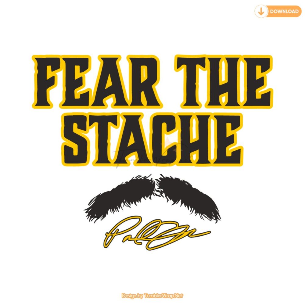 paul-skenes-fear-the-stache-pittsburgh-pirates-player-svg