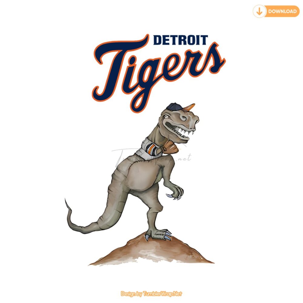 detroit-tigers-dinosaur-playing-baseball-png