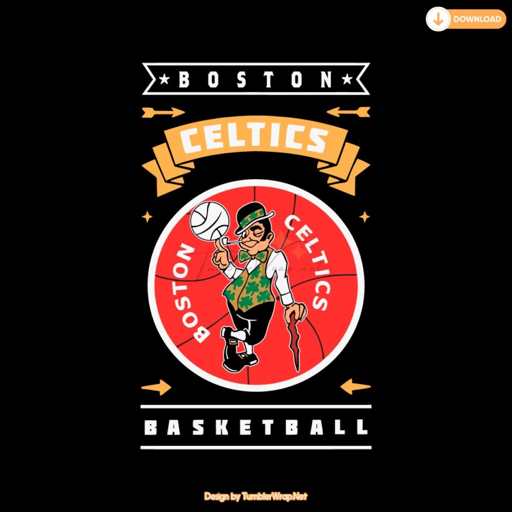 retro-boston-celtics-nba-basketball-svg