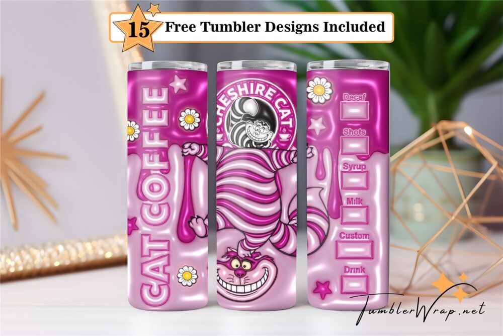 3d-inflated-cheshire-cat-starbuck-tumbler-png-cartoon-20-oz-skinny
