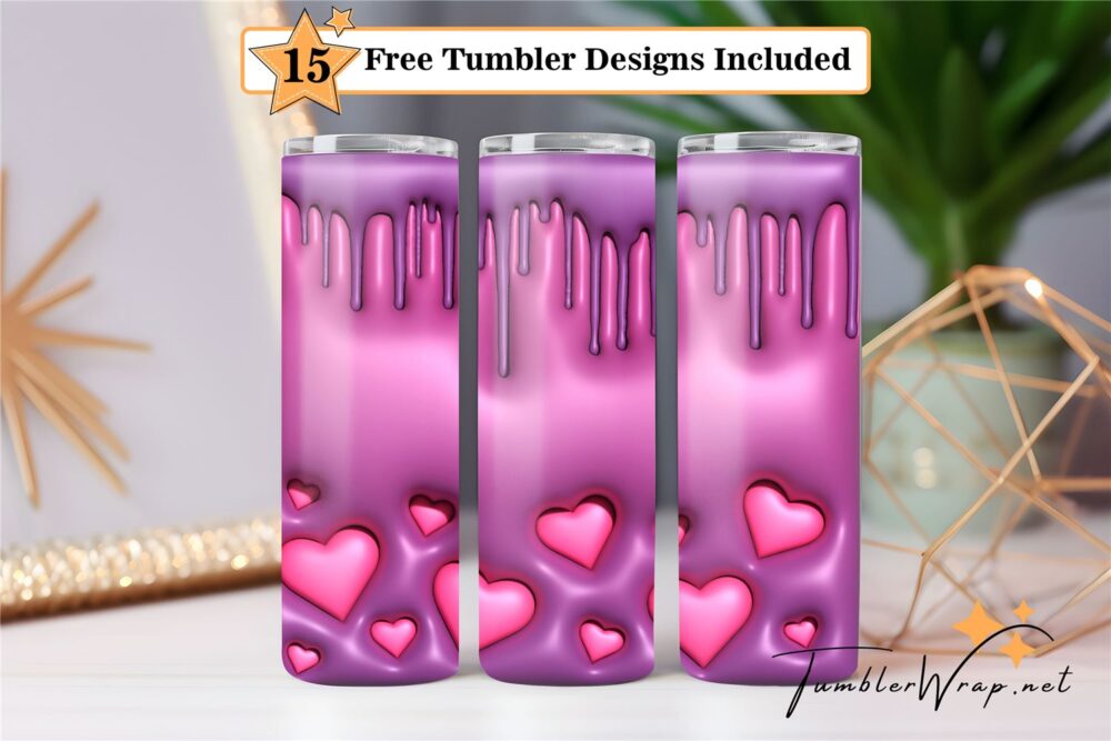3d-inflated-purple-hearts-tumbler-png-20-oz-skinny