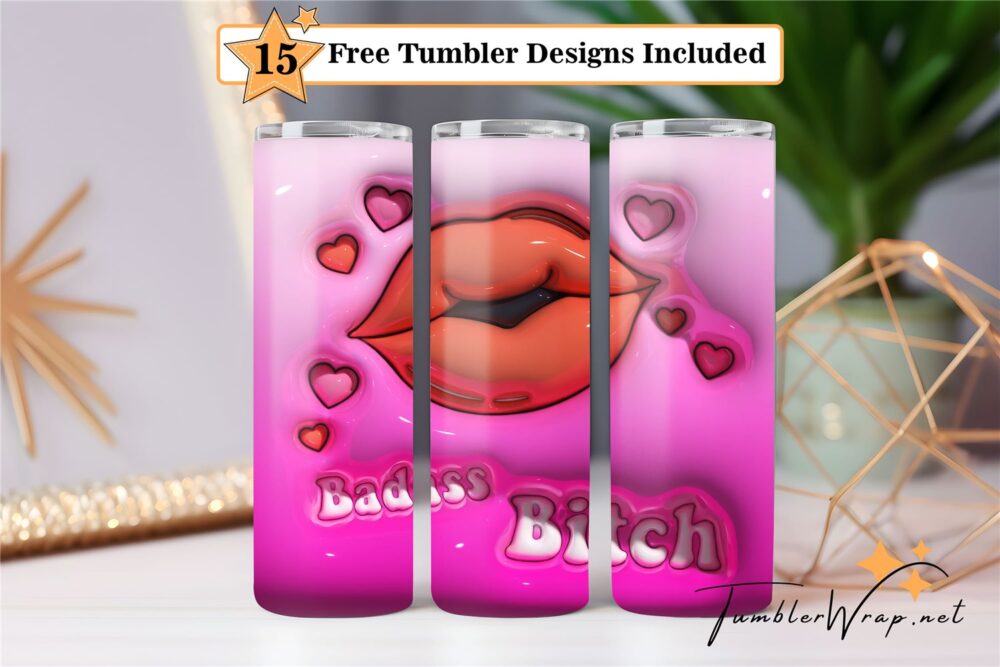 3d-inflated-bad-bitch-tumbler-png-20-oz-skinny